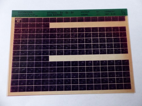 Microfiche moto honda vf 750 - :,