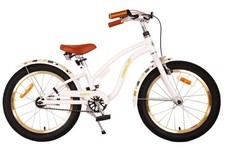 Bicicletta per bambini Volare Miracle Cruiser - bambina - 18 pollici - bianca - Prime Collecti