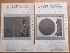 Descrizione HIFI - Giradischi Lenco L-143 / L-331