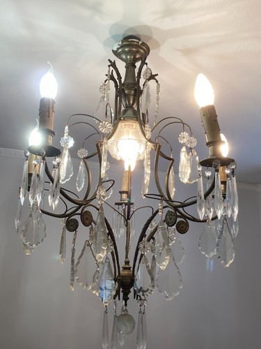 Lampadario con bracci - bracci, in