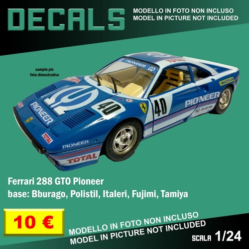 Decals repro ferrari 288 gto - ferrari,