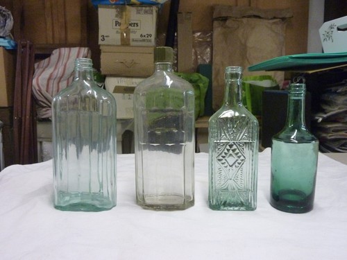 Bottiglie vetro vintage - in,