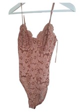 ZARA body donna rosa pizzo