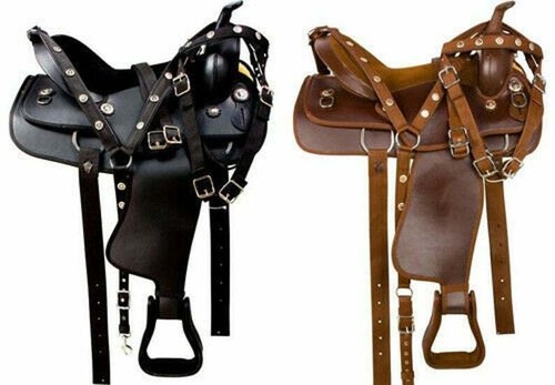 Set senza sella per cavalli