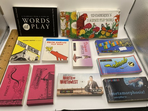 Lot vintage flipbooks - of,