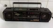 Sharp WQ-CD30 Radio Ghettoblaster, Doppio Registratore a Cassette, Lettore CD 1985-1986