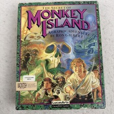 The Secret of Monkey Island 1990 Macintosh 3,5" Floppy Big Box LucasArts