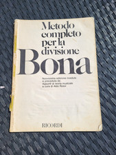 Vendo mitico libro per solfeggio: METODO COMPLETO PER LA DIVISIONE BONA, Ricordi
