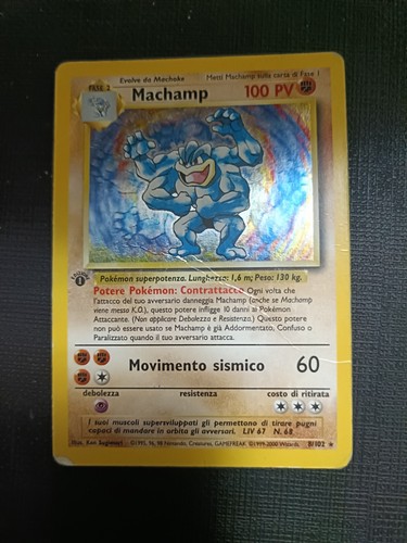 Machamp set base 102 rara - base,