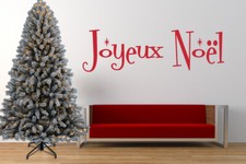 Adesivo murale joyeux noël - joyeux,