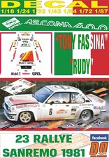 DECAL OPEL ASCONA 400 TONY