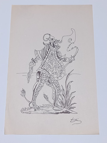 Salvador dali drawing paper - dali,