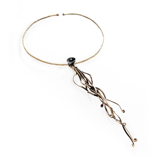 Collana girocollo rigido - rigido, in