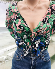 Zara Top Stampa Floreale Body