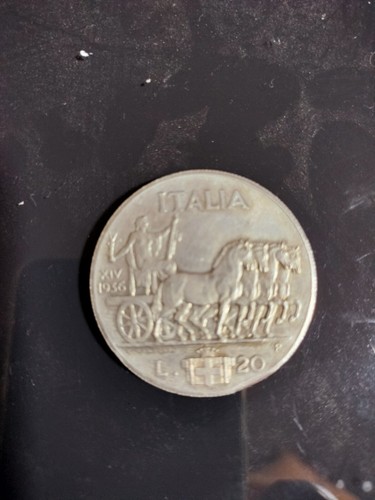 Moneta regno lire argento - moneta,