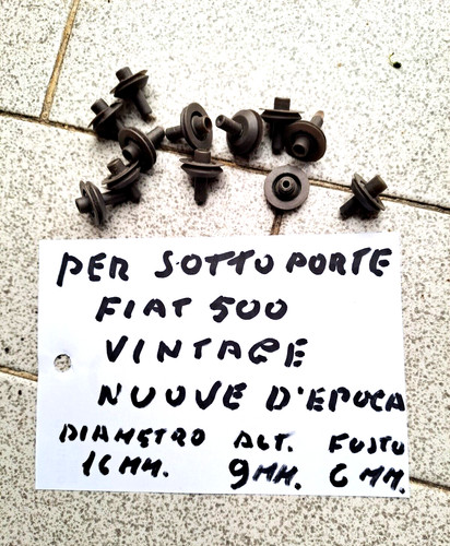 Kit mollette fissaggio - 12,