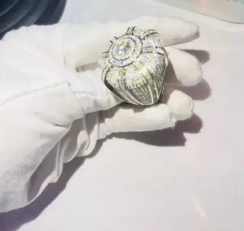 Anello uomo vera moissanite - , 4