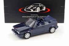 1:18 Norev VW Golf 1 Cabriolet Etienne Aigner 1990 blu notte metallizzato - Limi