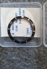 Ghiera  alluminio vintage nero   adatto per Rolex Submariner 16610