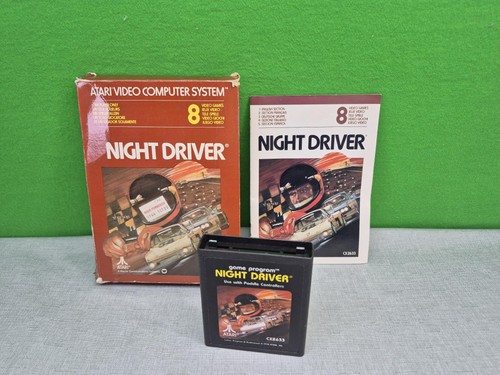 Night driver atari - atari, 2600