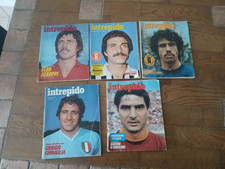 INTREPIDO LOTTO 5 RIVISTE=FUMETTI=anni 70=TORINO=JUVENTUS=ROMA=LAZIO=CAGLIARI=