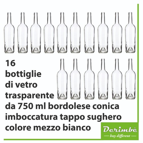 Bottiglie bordolese conica - bottiglie,