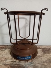 Portabottiglia Basculante da nave, chianti Ruffino, primi '900...in Ottone. 