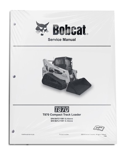 Bobcat t870 track loader - t870,