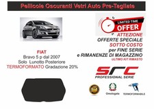 PELLICOLE OSCURANTI VETRI AUTO FIAT Bravo 5p 07 LUNOTTO TERMOFOR 20% SRC OFFERTA