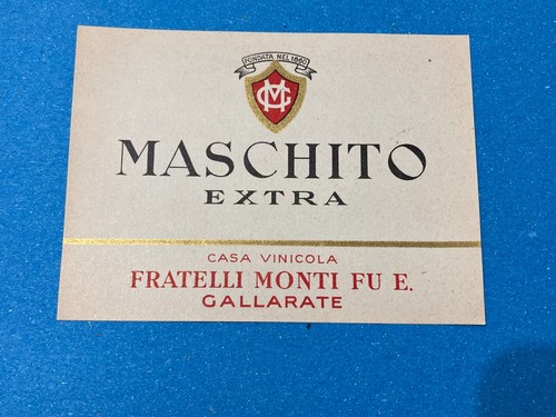 Etichetta maschito extra - etichetta,