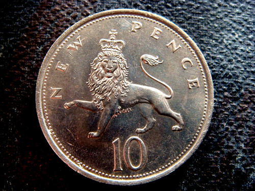 Moneta pence 1979 regina - moneta, 10