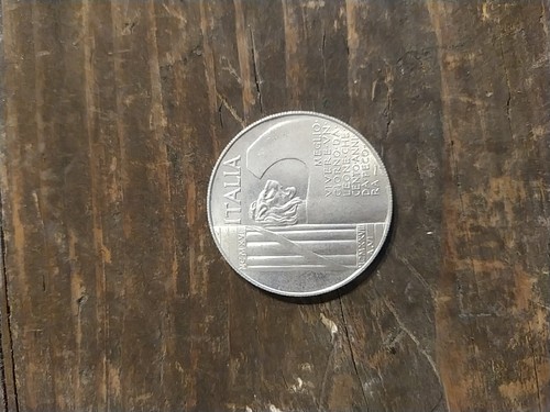 Moneta lire mussolini - moneta,