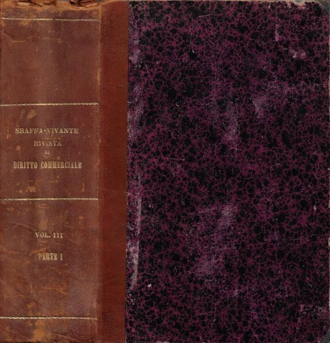Rivista diritto commerciale - rivista,