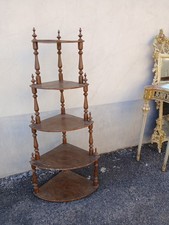 ETAGER UMBERTINO AD ANGOLO COLONNINE TORNITE - LACCATO FINTO LEGNO - 1940 EMILIA