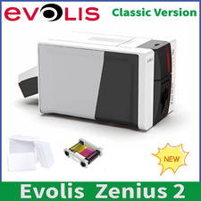 Lotto Evolis Zenius 2 versione classica stampa carta d'identità nastro a colori PVC