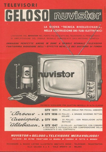 Pubblicità anni - anni, 50/60
