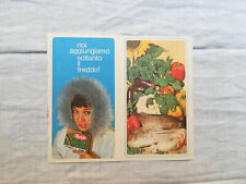 DEPLIANT, BROCHURE (fronte-retro) SURGELATI "INVITO" DEL 1966