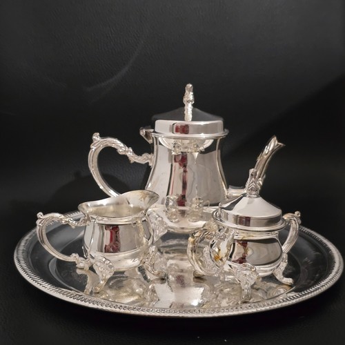 Vecchio servizio caffè tè - servizio,