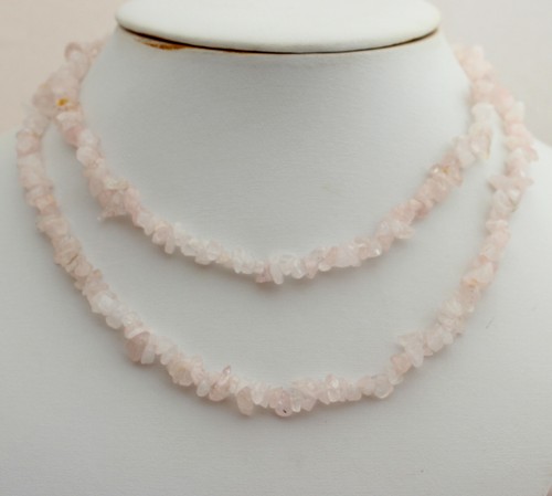 Natura quarzo rosa - natura, collana