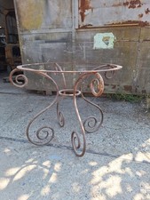 base tavolo  esterno in ferro battuto pieno