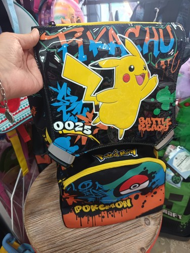 Zaino astuccio pikachu seven - zaino,