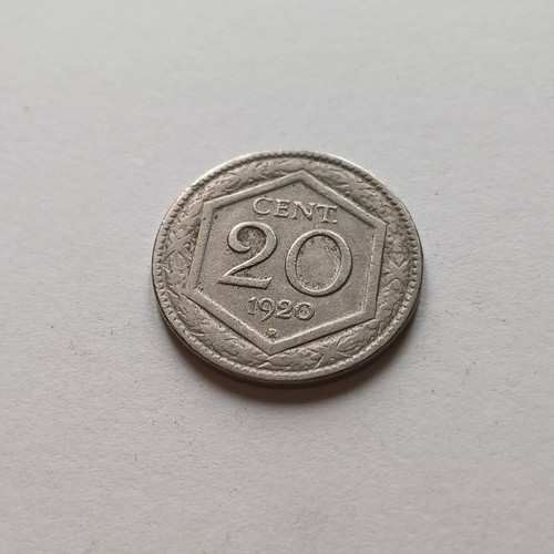Moneta cent esagono non - esagono,