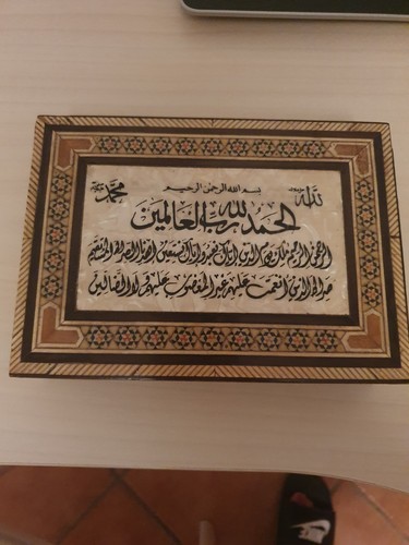 Scatola araba legno con - scatola,