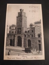 FASCISMO BRESCIA TORRE DELLA RIVOLUZIONE  FASCISTA TIMBRO ANTICA CARTOLINA VG.