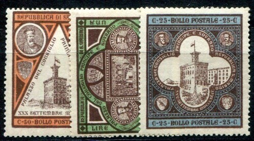 San marino 1894 - 23-25, *