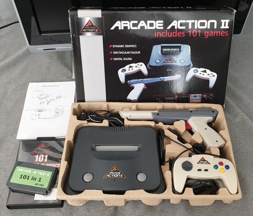 Game console arcade action - console,