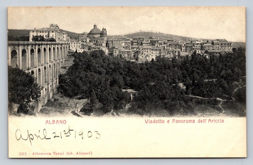 C1903 viadotto panorama di - e,