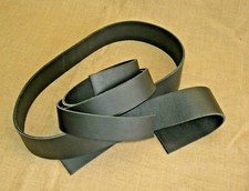 STRISCIA DI CUOIO BULL TORO DA 4 mm LARGHEZZA 4 cm O 6 cm COLORE NERO