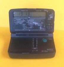SONY ICF 2500 FM/AM WORLD TIME CLOCK RADIO. 