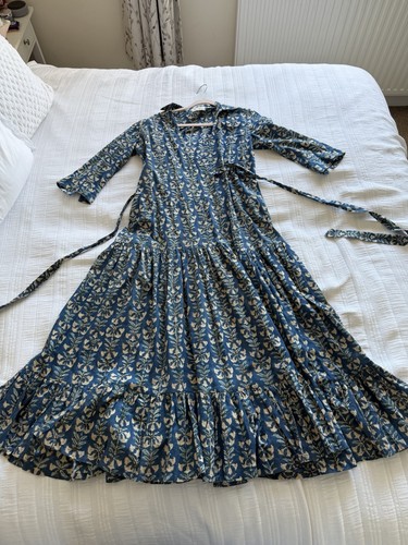 Abito midi strati - midi, blu